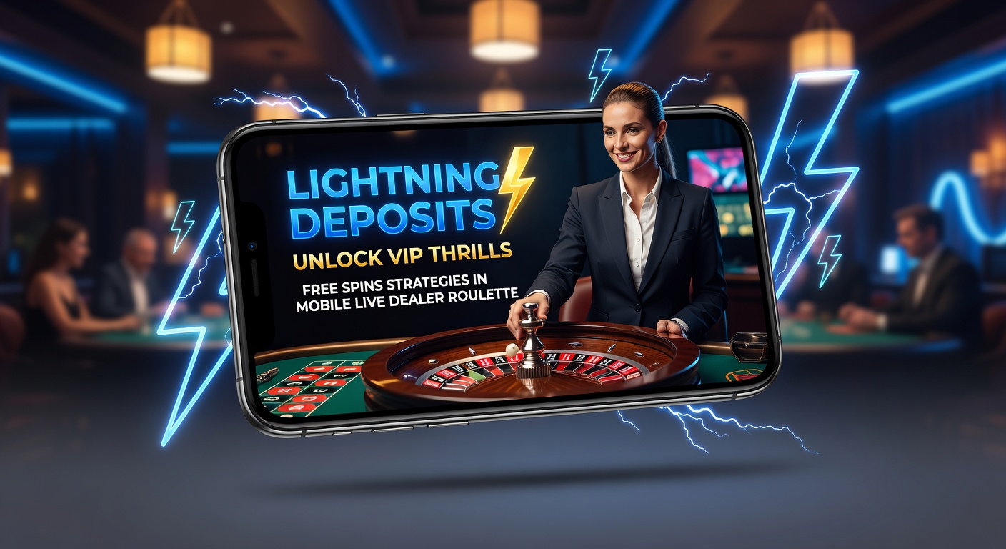 Vibrant mobile screen displaying Lightning Roulette with lightning multipliers and VIP deposit prompts