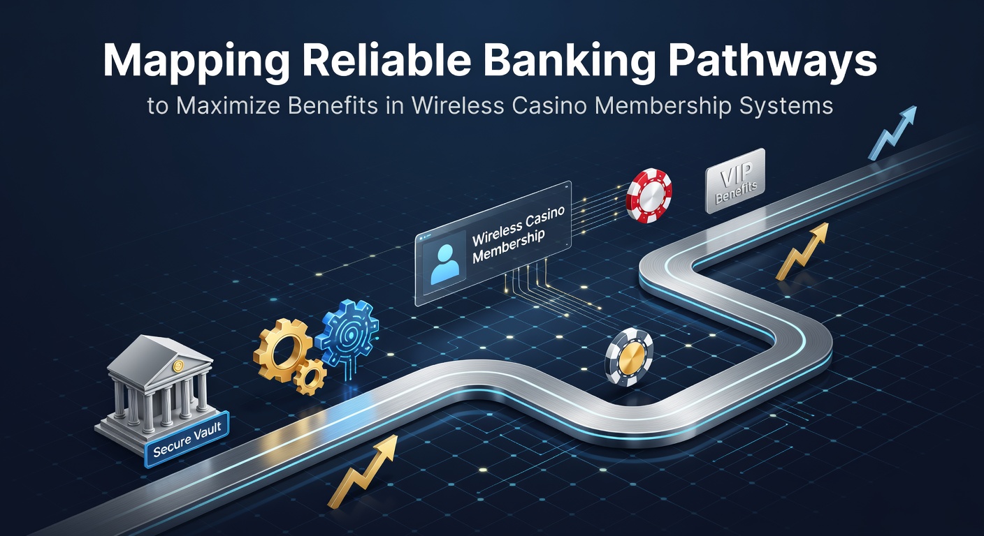 Secure mobile banking integration in wireless casino membership systems