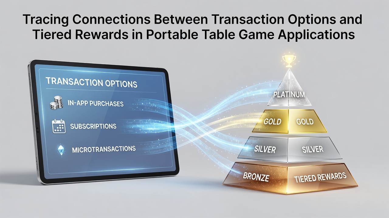 Mobile device displaying table game interface with transaction and reward indicators