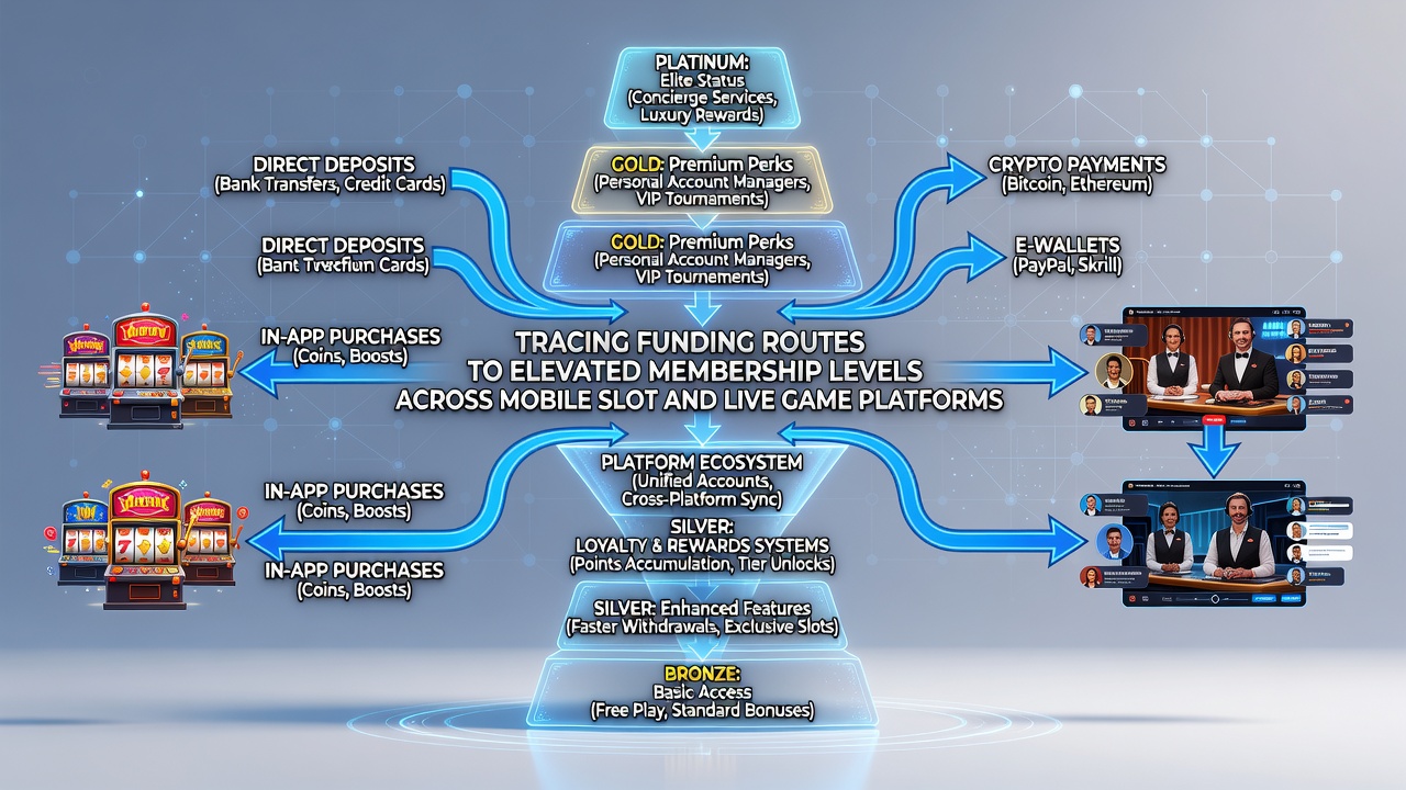 Dashboard view of loyalty tier progression linked to various electronic payment methods