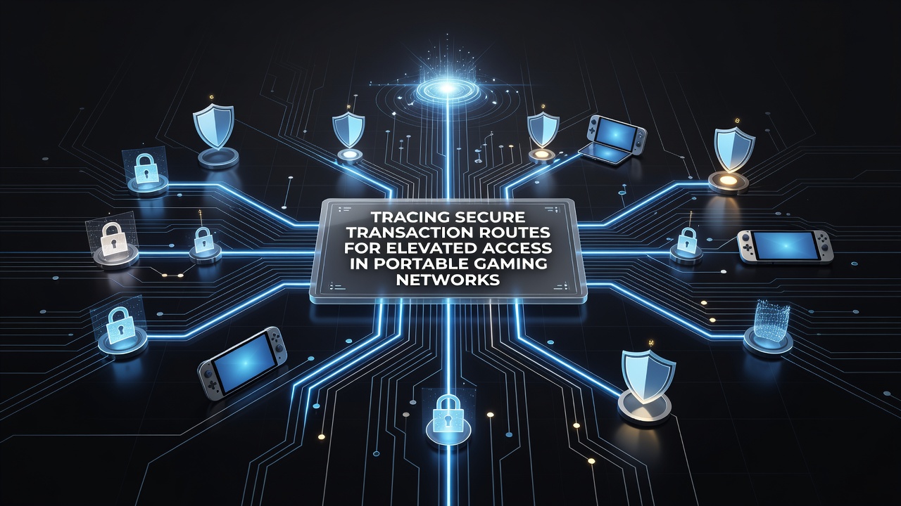 Secure transaction pathways visualized across mobile gaming network diagrams